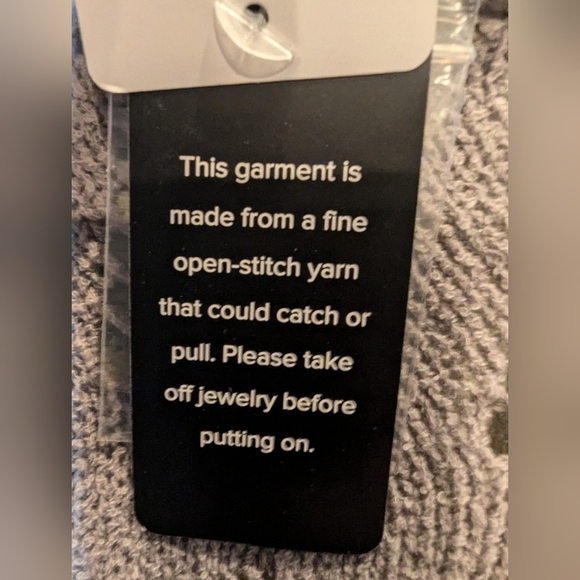 NWT Torrid Women's Grey Sweater Pointelle Cardigan V-Neck Sweater Size 3x - Picture 12 of 15